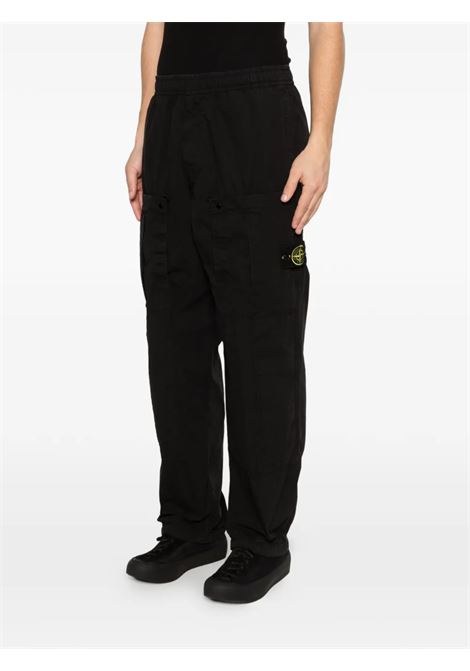 3100007 pants man black STONE ISLAND | L1S15 3100007 S0298V0029